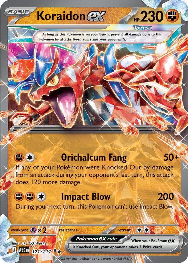 Koraidon ex - 121/217