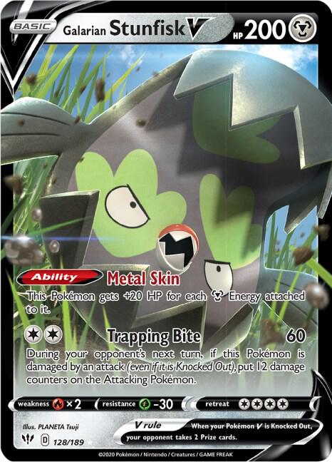 Galarian Stunfisk V - SWSH03