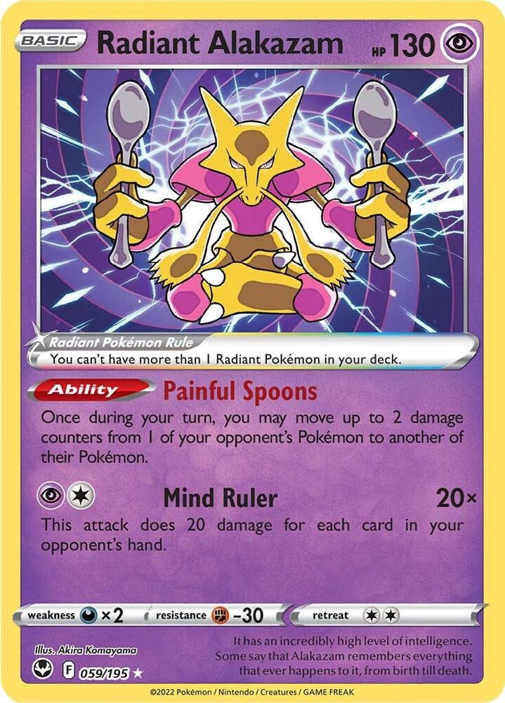 Radiant Alakazam - SWSH12